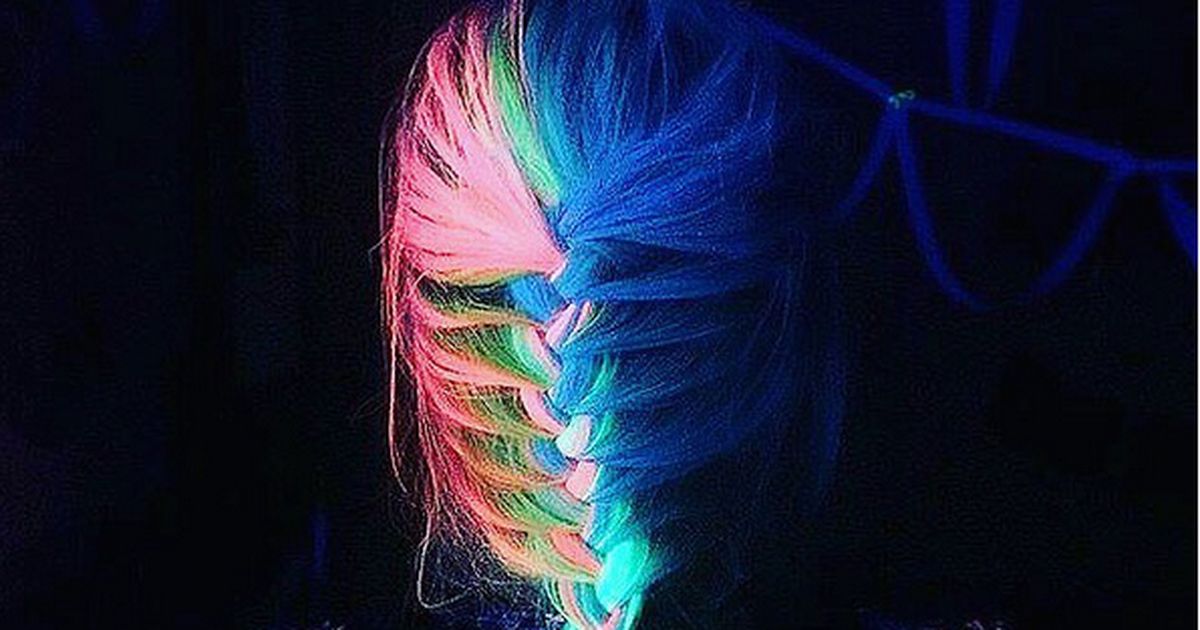 Haarfarben, die im Dunkeln leuchten?