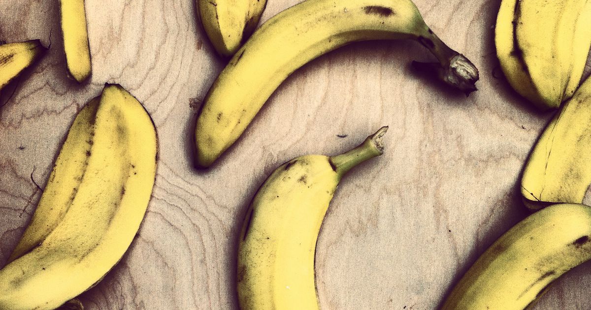 So glitschig sind Bananenschalen
