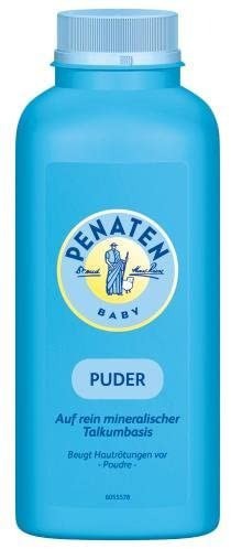Babypuder kann den Schweiß austrocknen, sodass die Oberschenkel nicht schweißig aneinander reiben.