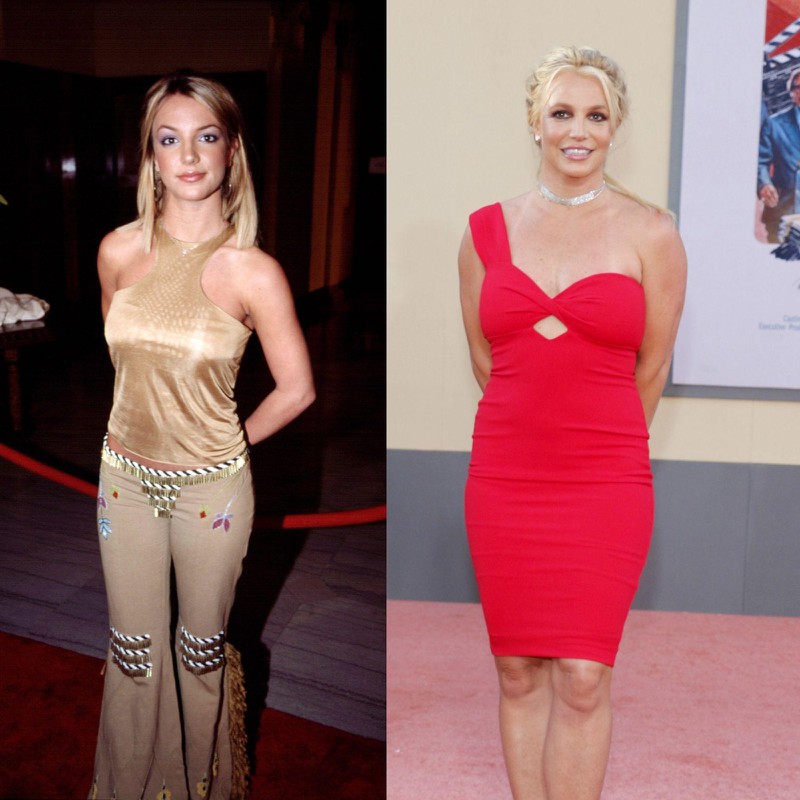 Britney Spears war früher sehr schlank und hat inzwischen ein wenig zugnommen