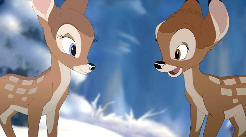 Bambi und seine Freundin Feline.