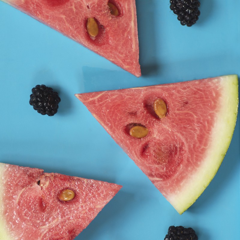Wassermelone ist auf einen leeren Magen verträglich.