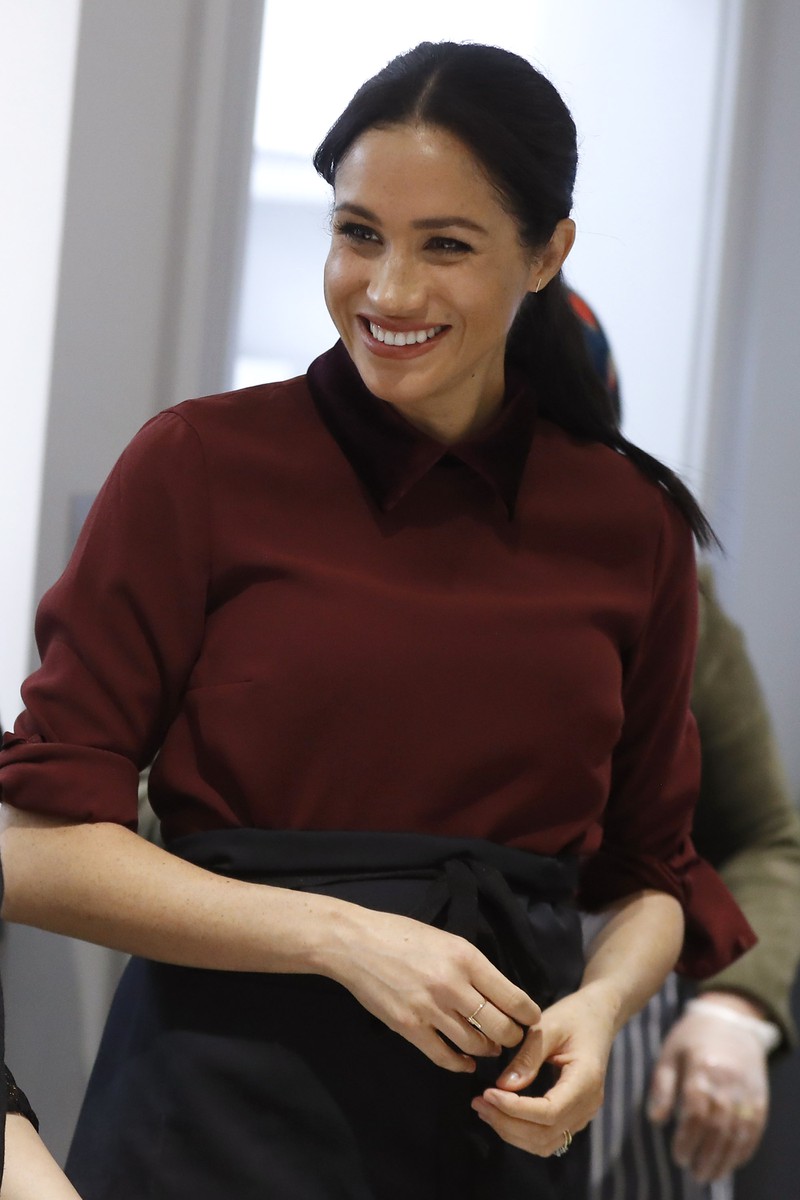 Herzogin Meghan: So groß ist ihr Babybauch mittlerweile schon