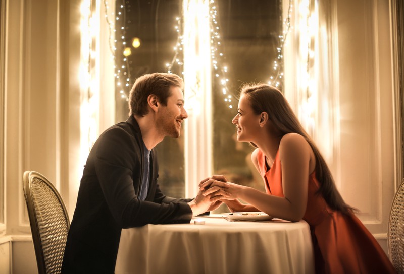 Paar auf romantischem Date