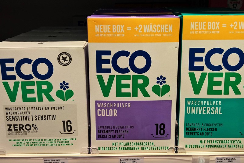 Dein Waschmittel sollte umweltfreundlich sein.