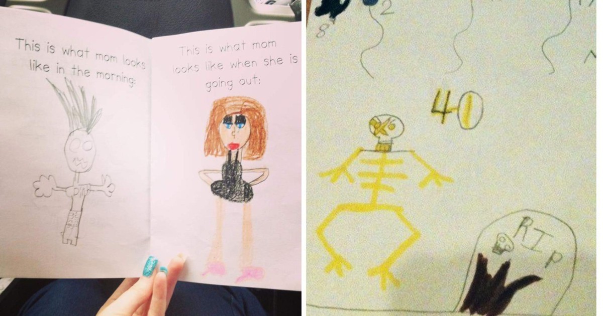 10 Zeichnungen von Kindern, die es zu genau nehmen