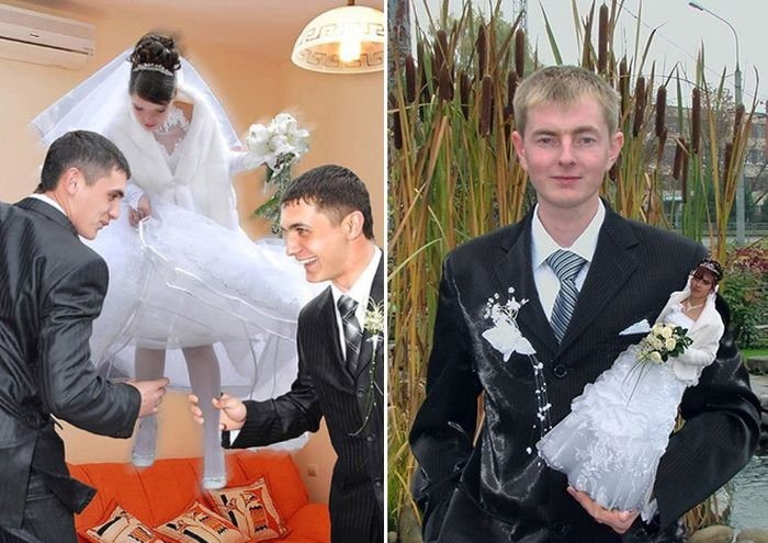 Manche Hochzeitsfotos sollte man einfach nicht veröffentlichen.
