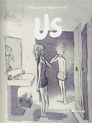 Der Künstler Curtis Wiklund zeichnet die Liebe zu seiner Frau Jordin in einem Buch