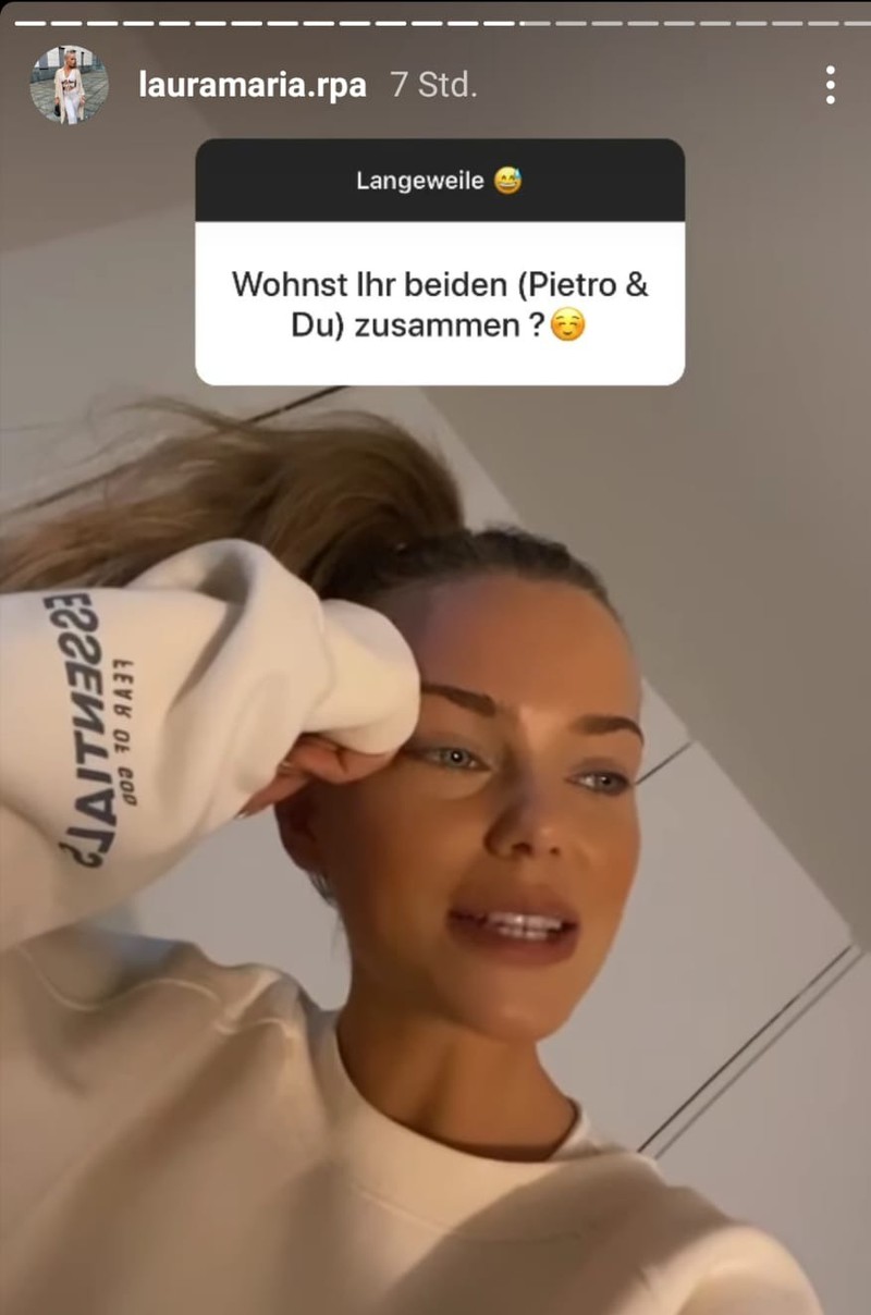 Auf Instagram erzählt Laura Maria, ob sie und Pietro Lombardi zusammenwohnen