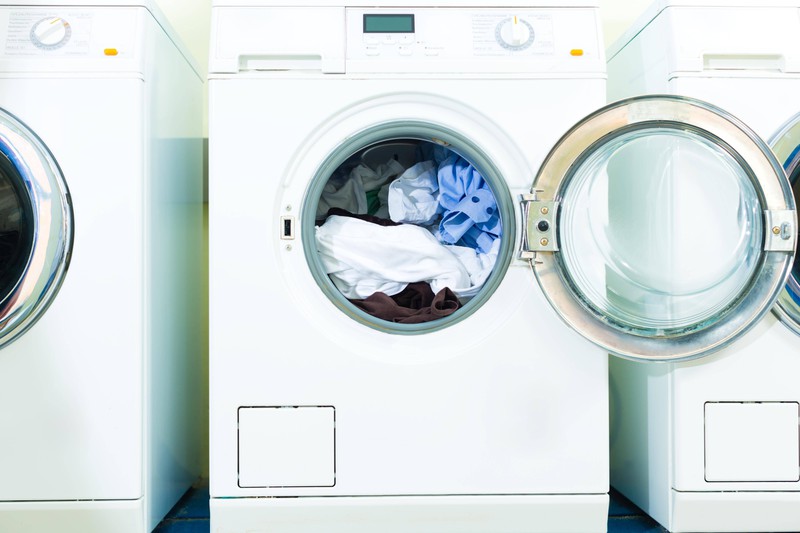 Das Waschpulver kann auch direkt in die Waschtrommel gegeben werden.