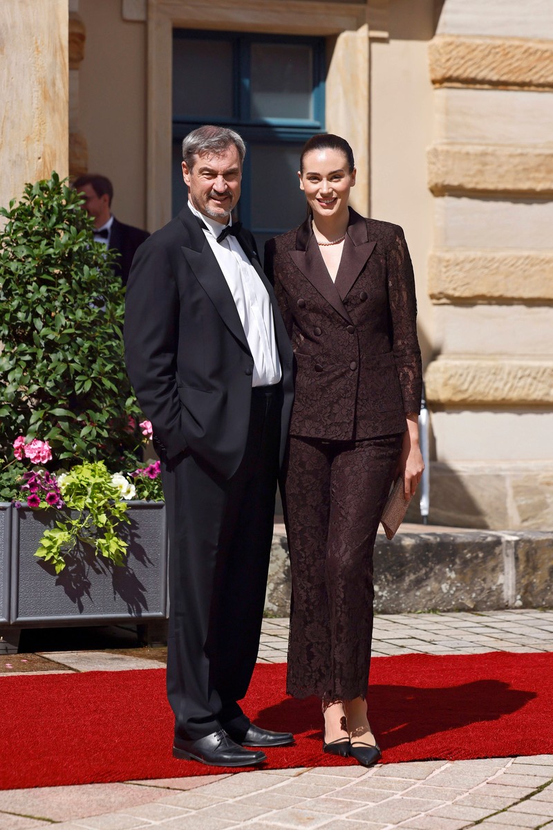Gloria-Sophie Burkandt gemeinsam mit ihrem Papa, dem CSU Politiker Markus Söder.