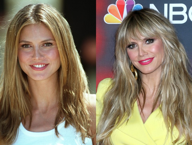 Model Heidi Klum ist auch heute noch eine Naturschönheit