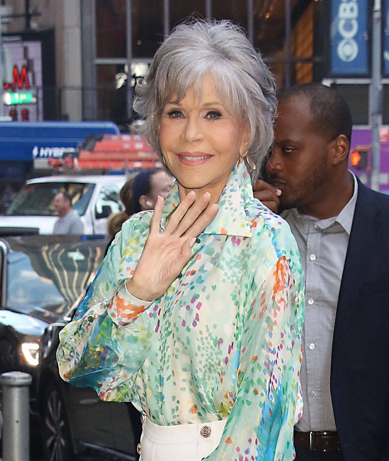 Jane Fonda in New York.