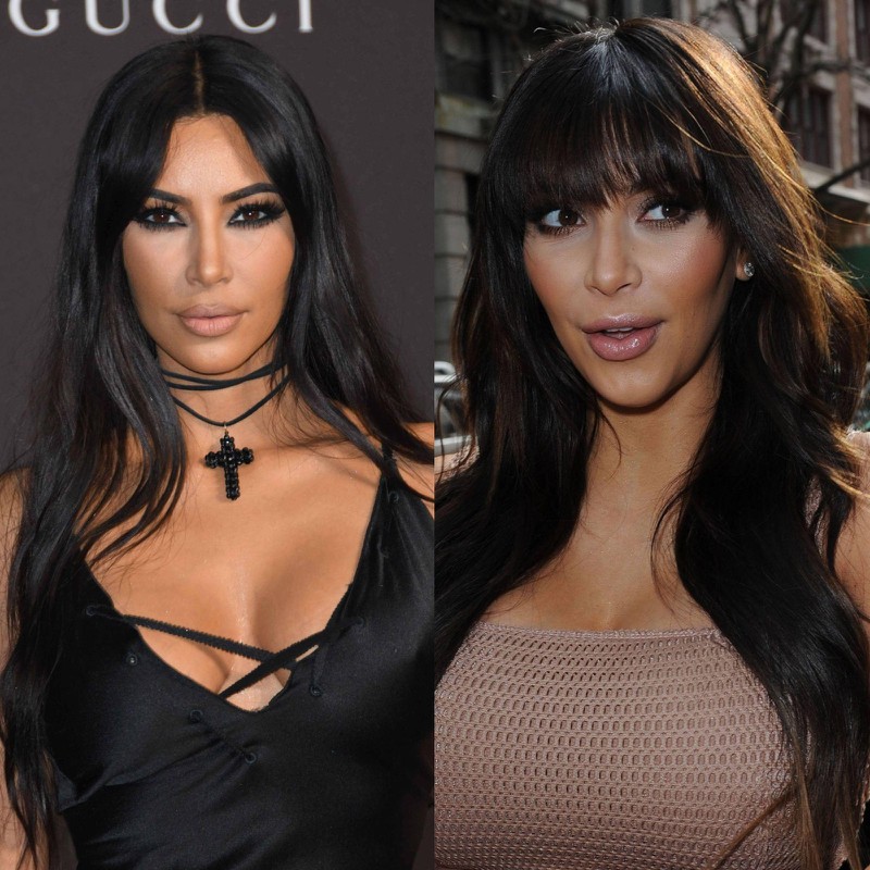 Kim Kardashian demonstriert, wie sehr ein Pony einen optisch verändern kann.