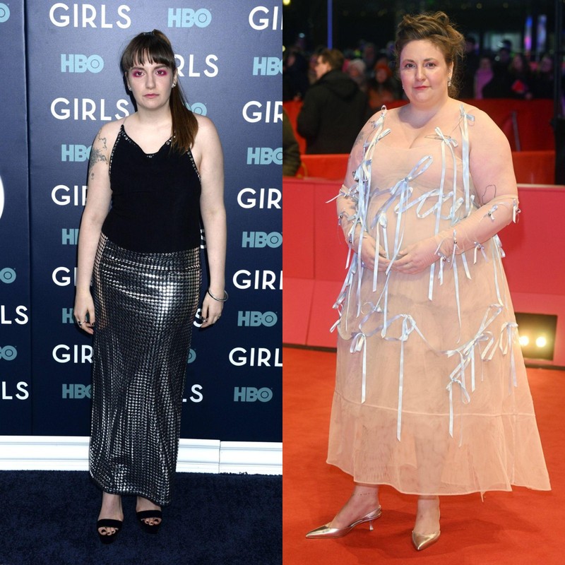 Lena Dunham fühlt sich trotz mehr Gewicht sehr wohl in ihrer Haut.