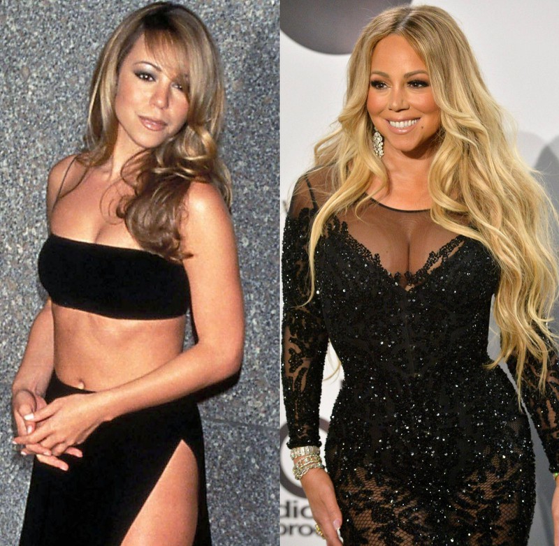 Mariah Carey wurde im Laufe ihrer Karriere immer wieder Thema aufgrund ihrer Gewichtsschwankungen.