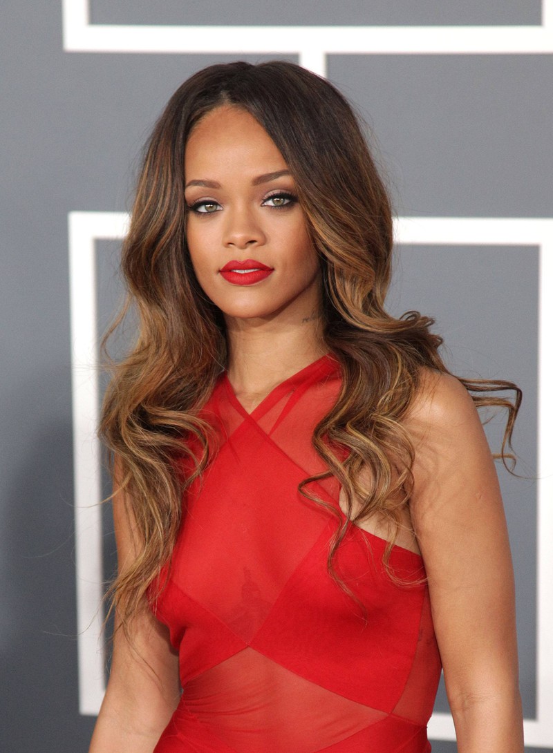 Rihanna trug ihre Haare früher oft heller.