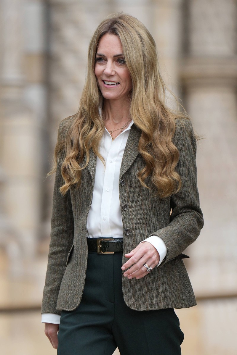 Prinzessin Kate überrascht im September 2025 mit blonderen Haaren.