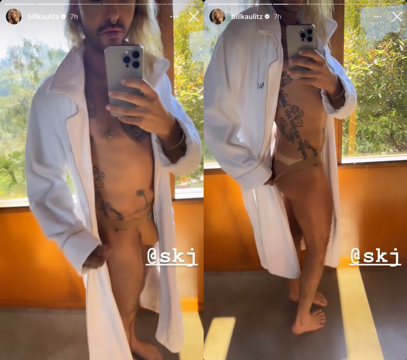 Bill Kaulitz zeigt sich erneut ganz freizügig auf Instagram. Hier ist nicht mehr viel Raum für Fantasie