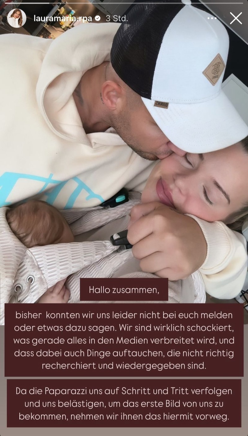 Nach der Funkstille melden sich Laura und Pietro mit einem Statement und Foto zurück