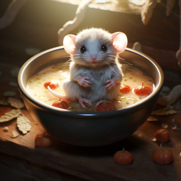 Eine Maus war in der Suppe eines Briten