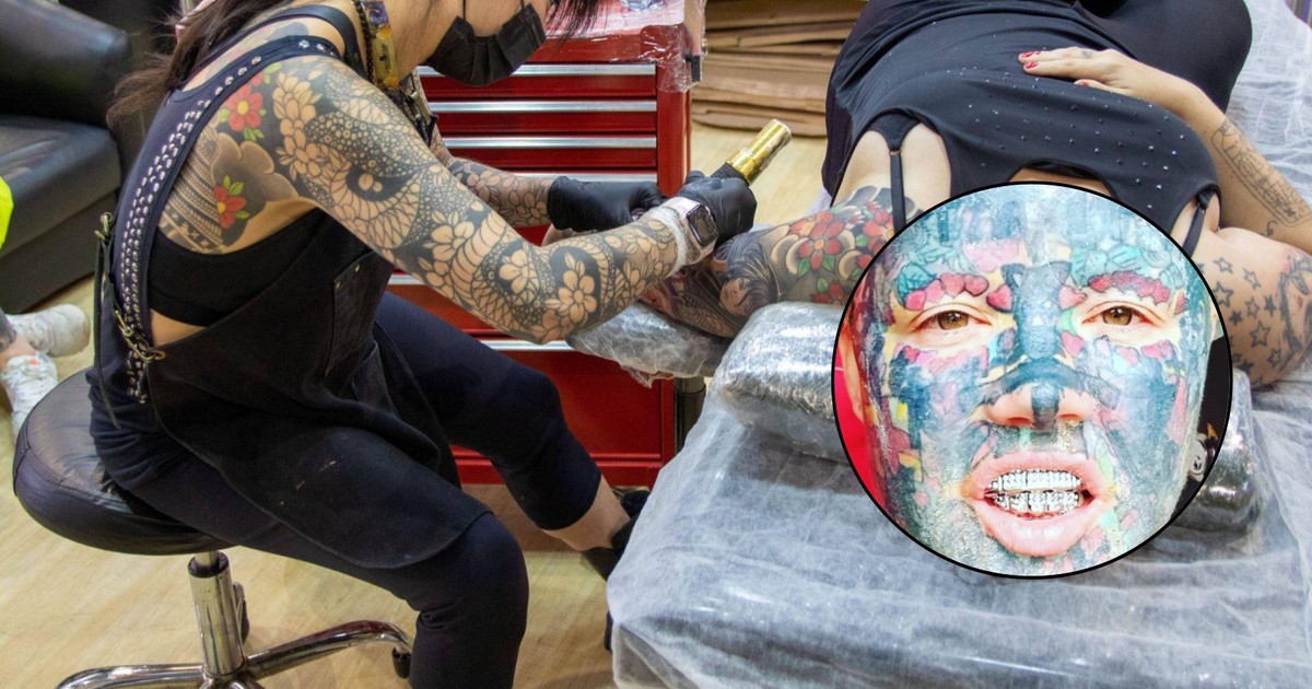 Frau ist süchtig nach Tattoos - und will damit ins Guinness-Buch der Rekorde