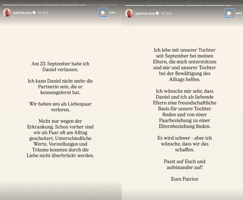 Patrice Aminati hat sich von ihrem Mann Daniel Aminati getrennt.