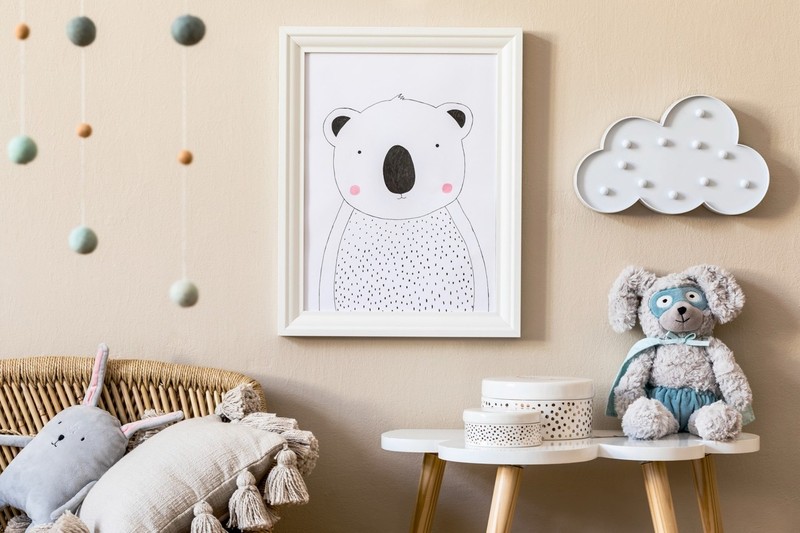 Der Kreativität kann man im Babyzimmer freien Lauf lassen, wenn man die Regeln beachtet.