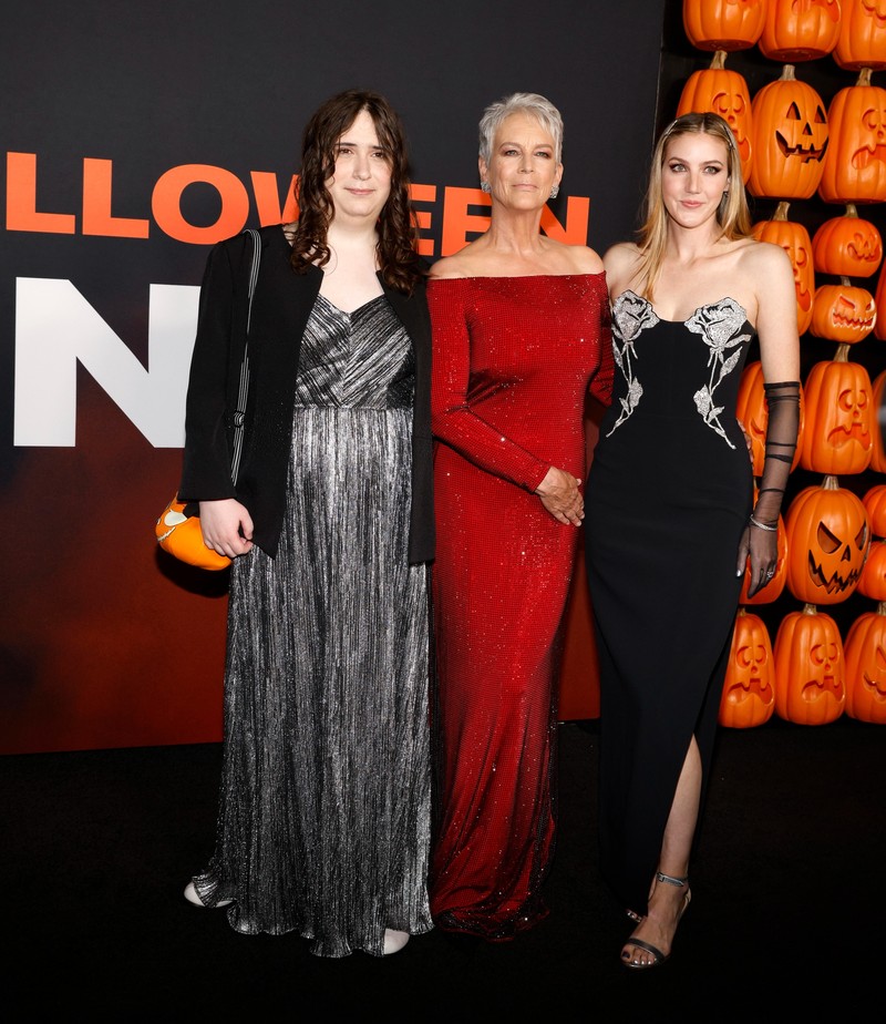 Jamie Lee Curtis hat zwei Töchter, links Ruby, rechts Annie.