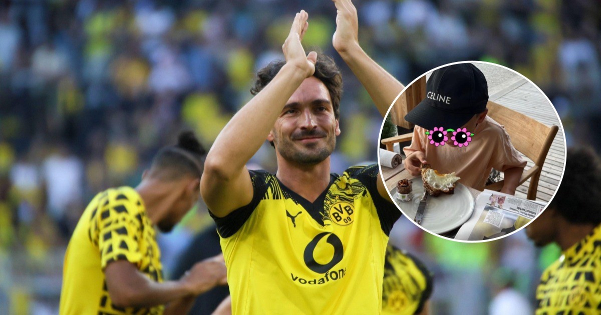 Bei Abschiedsspiel von Mats Hummels: Deshalb fehlten Cathy Hummels und Sohn Ludwig