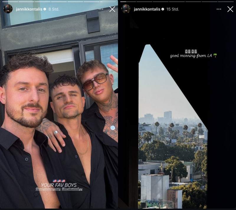 Jannik Kontalis fliegt mit seinen Jungs nach L.A. – Um Bill Kaulitz zu treffen?