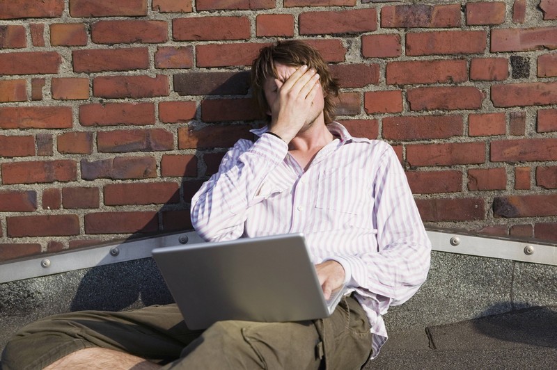 Auch das vermeintlich starke Geschlecht hat gelegentlich seine schwachen Momente.