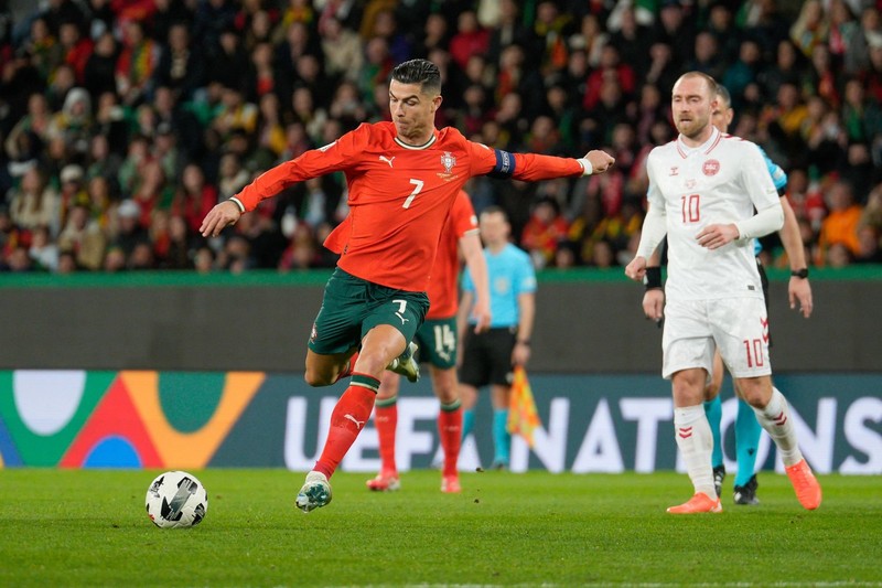 Auch Christiano Ronaldo ließ sich seine Beine versichern.