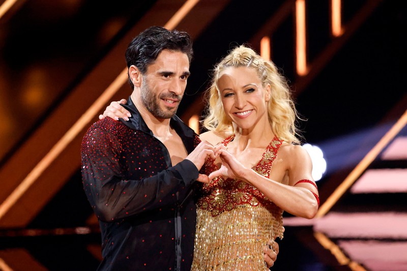 Kathrin Menzinger verteidigt ihren Tanzpartner Jan Kittmann.