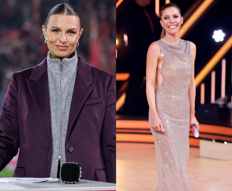 Laura Wontorra vertritt Victoria Swarovski.