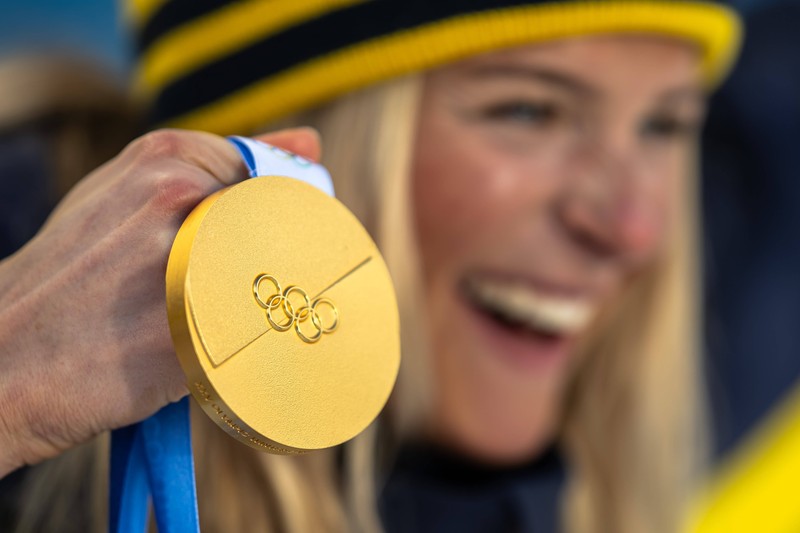 In der olympischen Goldmedaille 2026 ist nur noch sechs Gramm Gold enthalten.