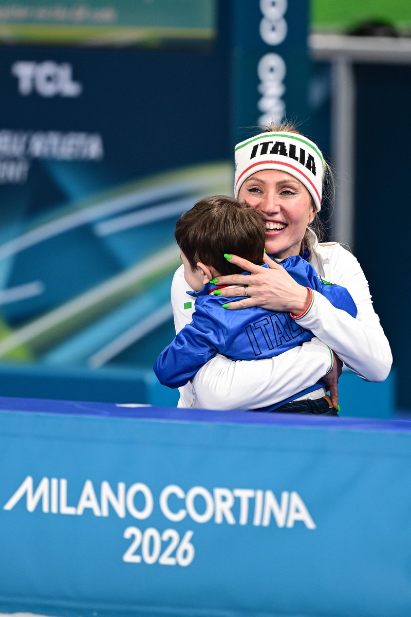 Der Sohn von Francesca Lollobrigida sorgte bei den olympischen Spielen für Schmunzeln.
