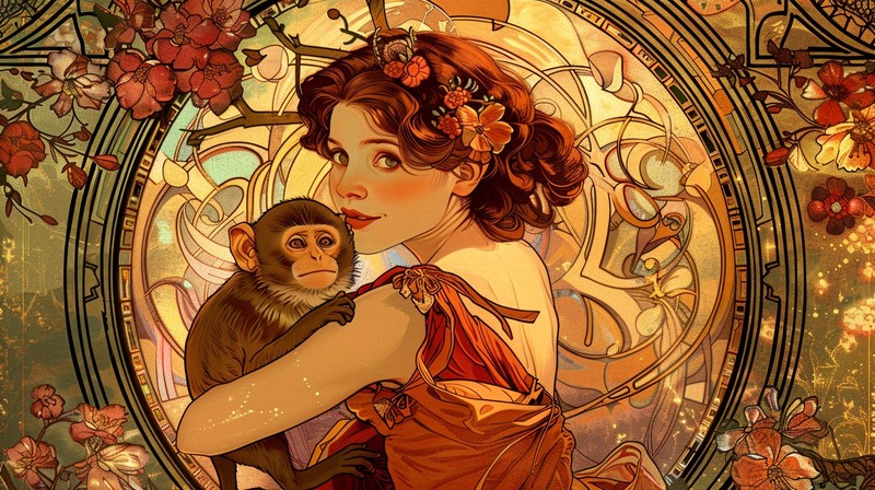 Flirt-Fieber: Der Affe spielt 2026 meisterhaft mit dem Feuer und genießt die aufregende Aufmerksamkeit.