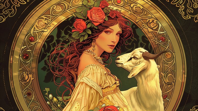 Harmonie & Glück: Die Ziege genießt ein Jahr voller Zärtlichkeit und stabiler Partnerschaften.