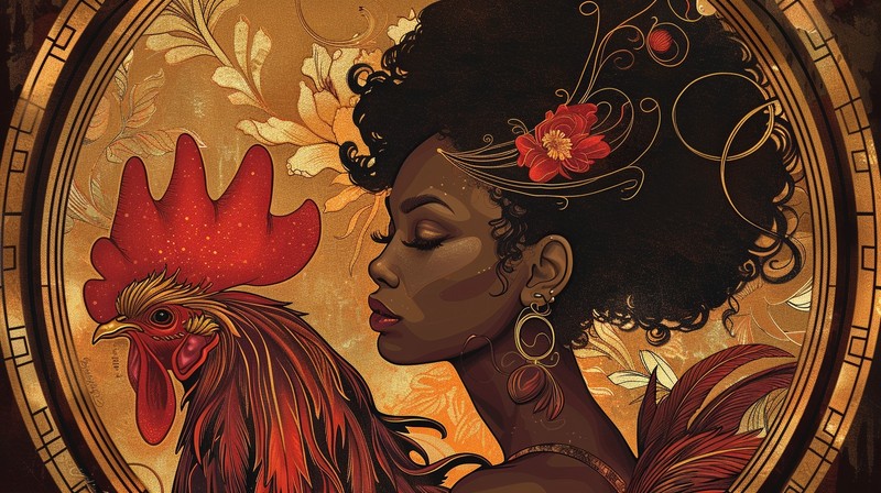 Stolze Liebe: Der Hahn präsentiert sich 2026 von seiner glanzvollsten und zugleich verletzlichsten Seite.