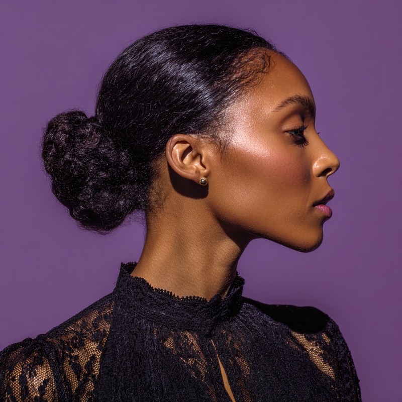 Der strenge Dutt unterstreicht die Kompetenz des Steinbocks.