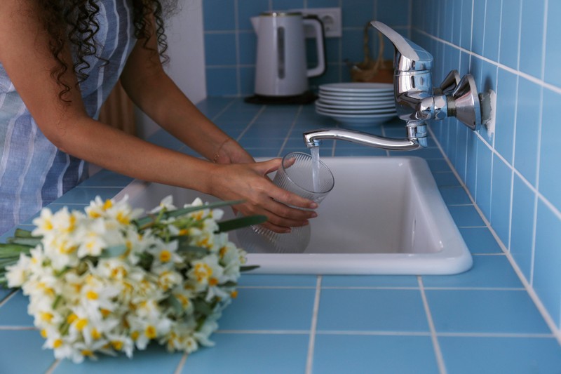 Lauwarmes Wasser ist bei Blumen besser, als kaltes.