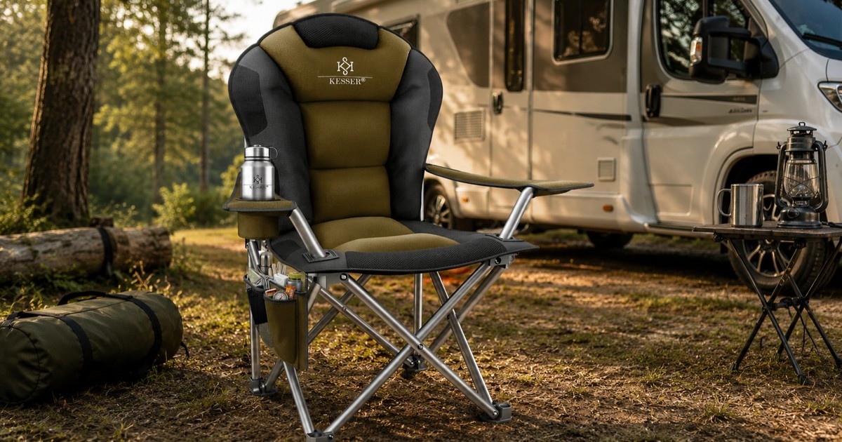 Komfort ohne Schlepperei: Was kann der Kesser Campingstuhl?