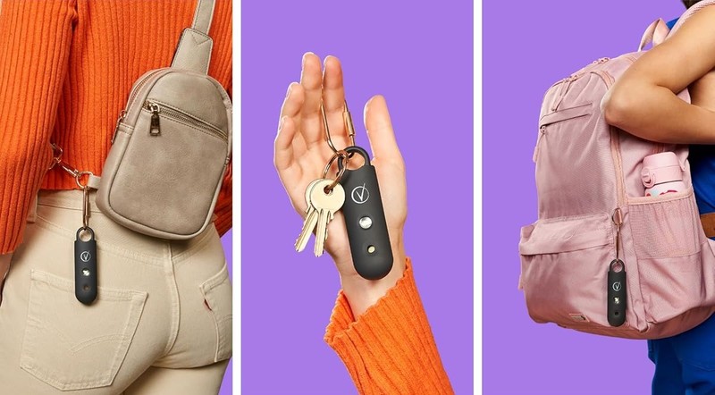 Der Taschenalarm kann für Sicherheit sorgen.